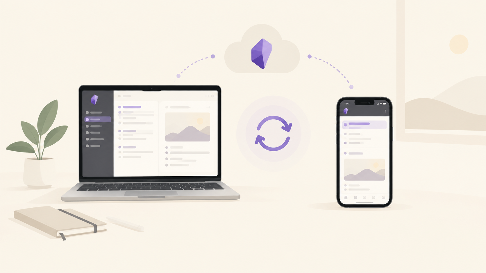 Obsidian在PC端与移动端的同步问题解决